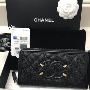 “SOLD” Authentic New CHANEL Long Zipped Wallet